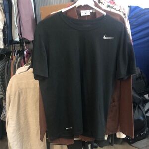 Nike Dri-Fit Black Short Sleeve Performance Tee